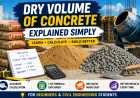 Dry Volume of Concrete Simple Explanation and Calculation Formula for Beginners