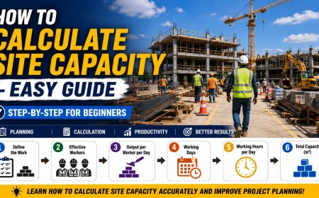 How to Calculate Construction Site Capacity in 2026 (Simple Formula)