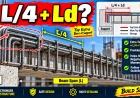 Beam Extra Bar Length Exact Formulas for Top and Bottom Bars