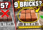 Bricks Calculation Formula in Feet/Sq Ft: Exact Numbers for 4.5″ & 9″ Walls
