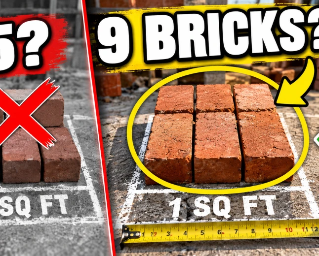 Bricks Calculation Formula in Feet/Sq Ft: Exact Numbers for 4.5″ & 9″ Walls