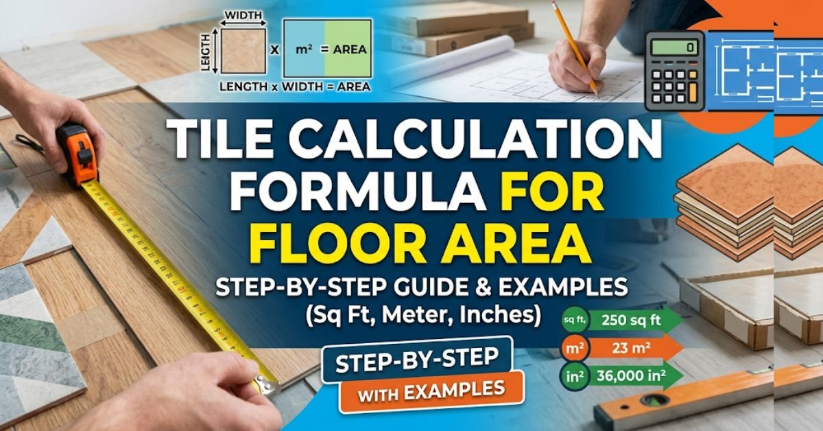 Tile Calculation Formula For Floor Area