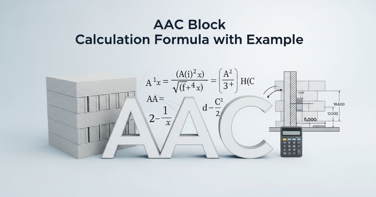 AAC Block Calculation Formula