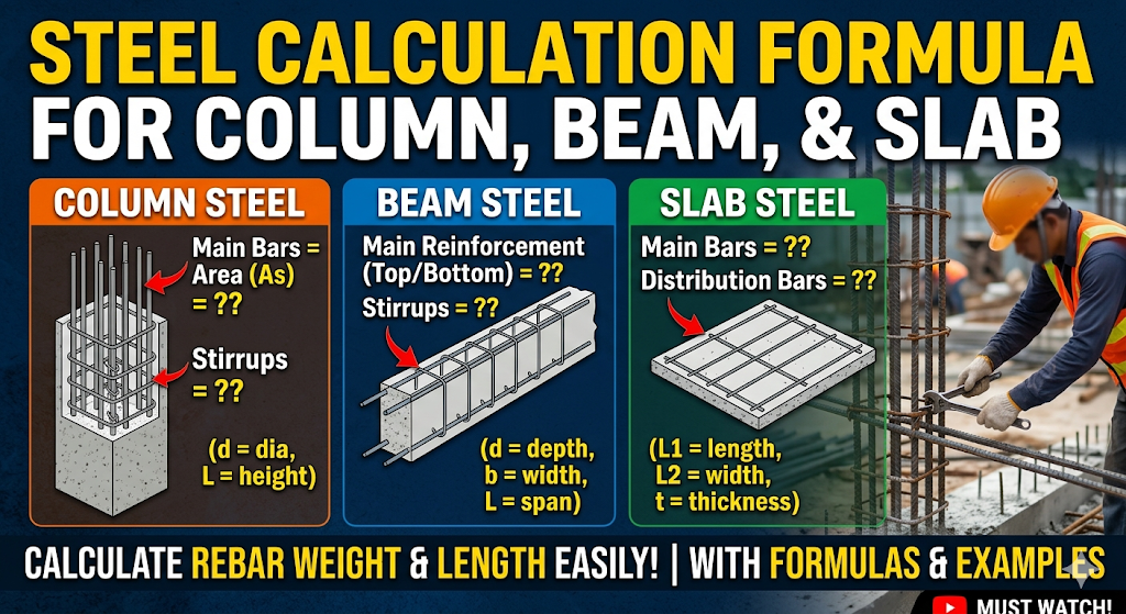 image 5 Column Steel Quantity Calculation Formula,Column Steel Calculation Excel,Percentage of Steel in Column Calculation,Steel Calculation Formula for Column,Tips for Accurate Steel Calculation image 5 Column Steel Quantity Calculation Formula,Column Steel Calculation Excel,Percentage of Steel in Column Calculation,Steel Calculation Formula for Column,Tips for Accurate Steel Calculation