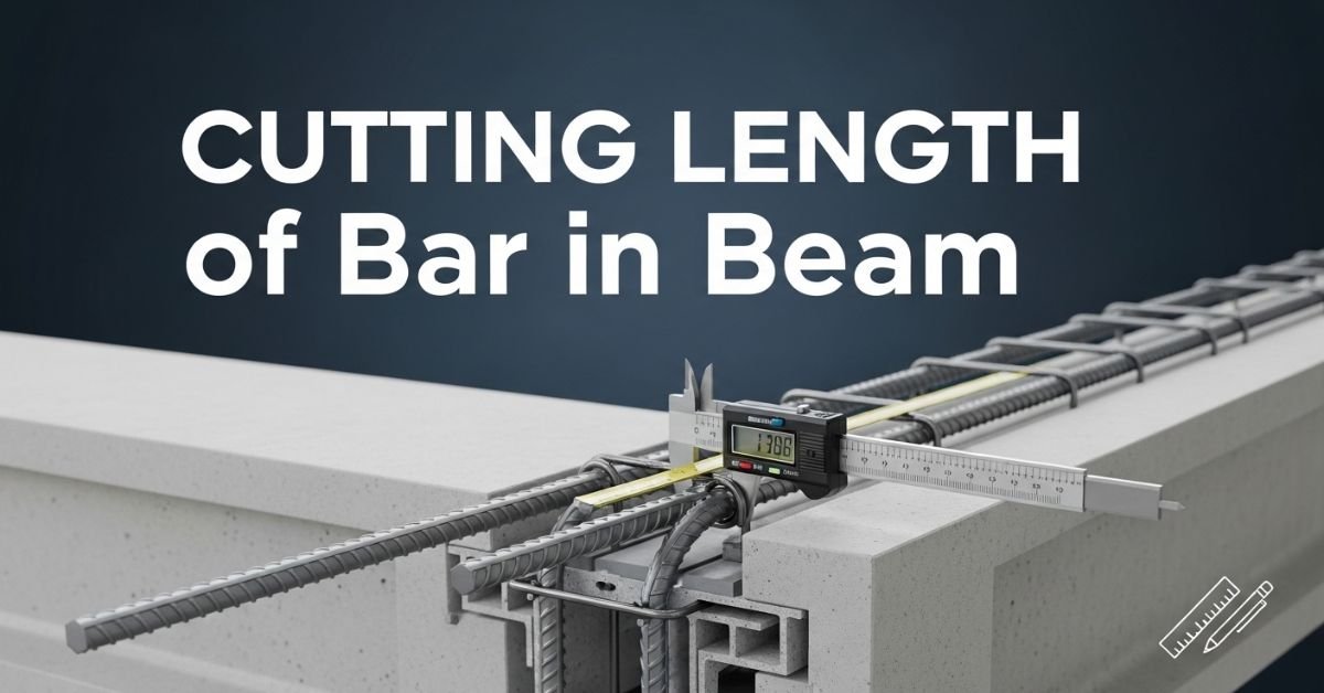 Cutting Length Of Bar In Beam