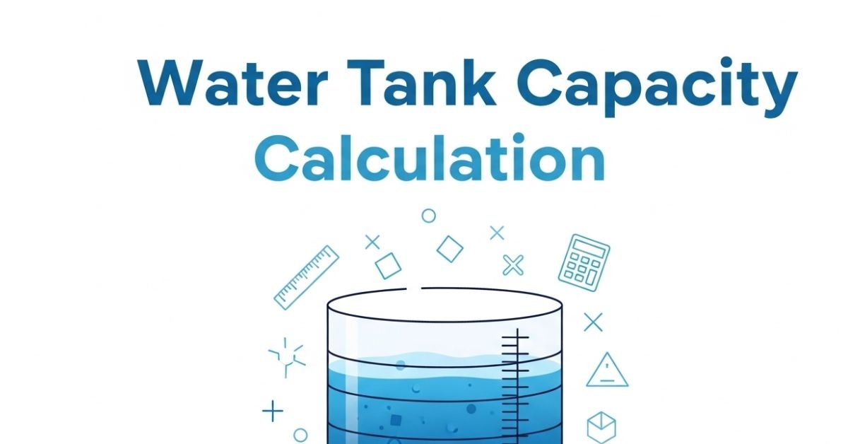 Water Tank Capacity Calculation