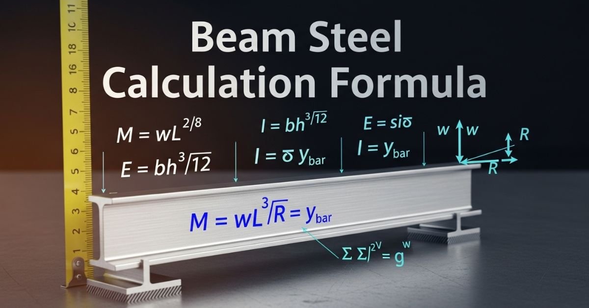 Beam Steel Calculation Formula