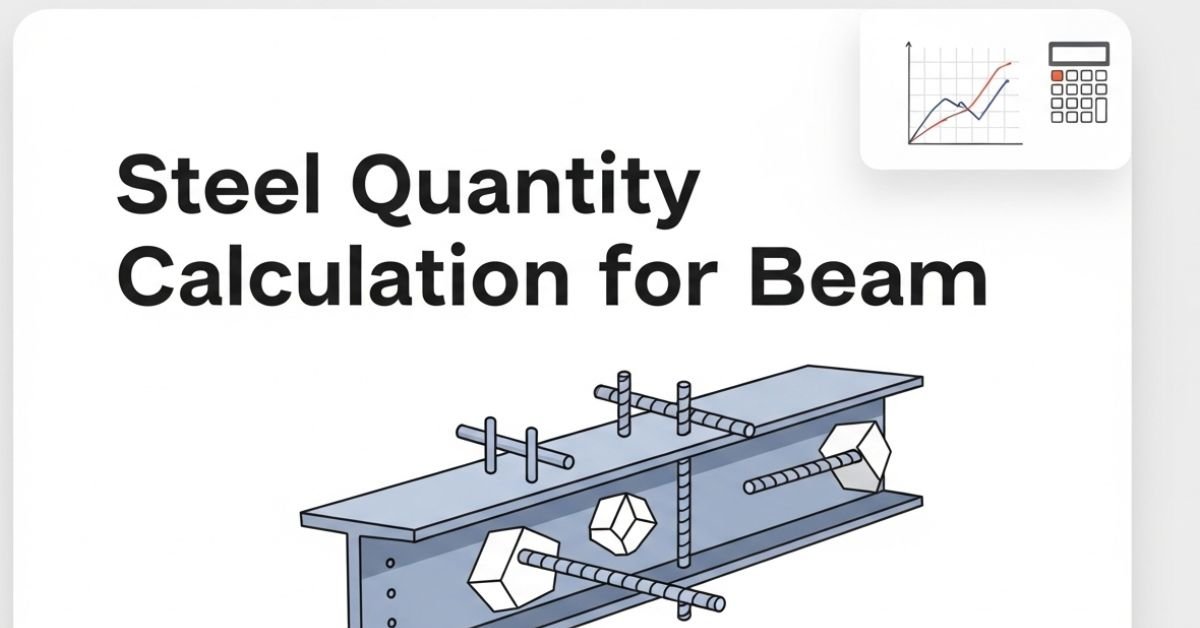 Steel Quantity Calculation For Beam