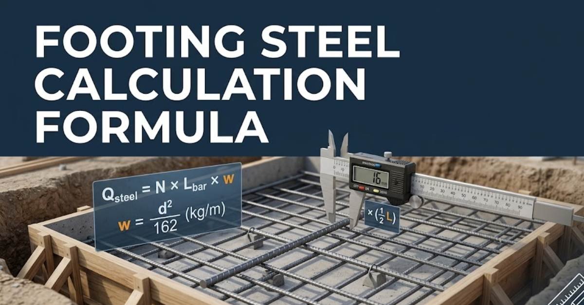 Footing Steel Calculation Formula