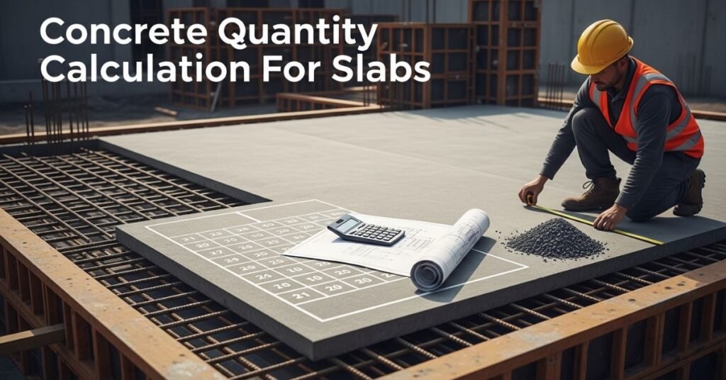 Concrete Quantity Calculation For Slab Volume & Material Formula Guide