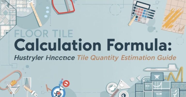Floor Tile Calculation Formula Step By Step Tile Quantity Estimation Guide