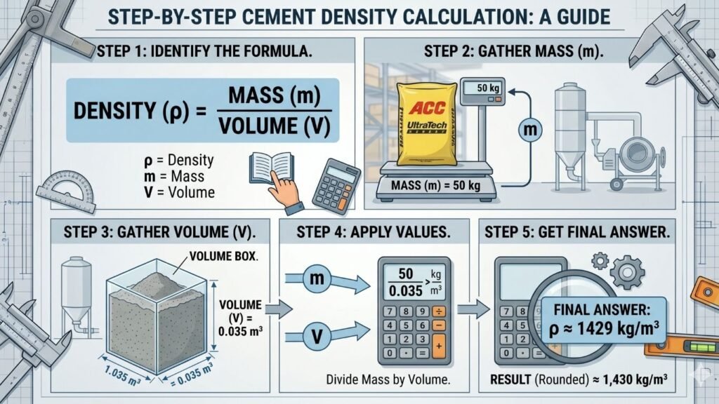 What Is Cement Density ? Definition, Formula & How To Calculate Cement Density 4 How To Calculate Cement Density