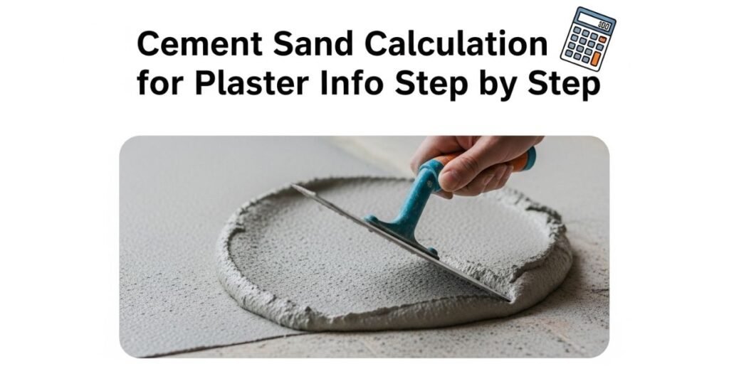 Cement Sand Calculation For Plaster With Example Wall Plaster Quantity Formula Guide 1 Cement Sand Calculation For Plaster